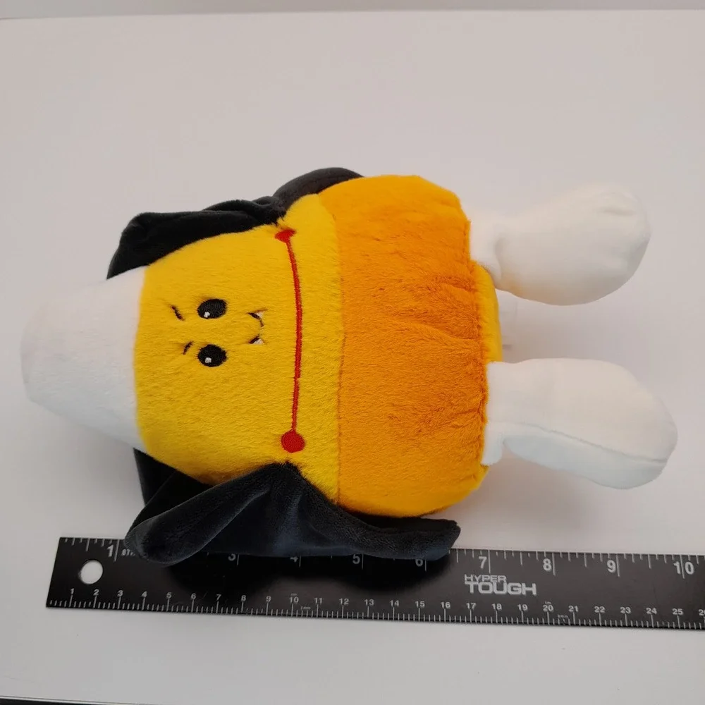 Gigglescape Candy Corn Vampire Plush Halloween Stuffed Toy Orange Yellow Black